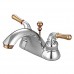 Elements of Design St. Charles EB2624 Centerset Lavatory Faucet with Retail Pop-Up  4-Inch  Polished Chrome/Brass - B001BNB108